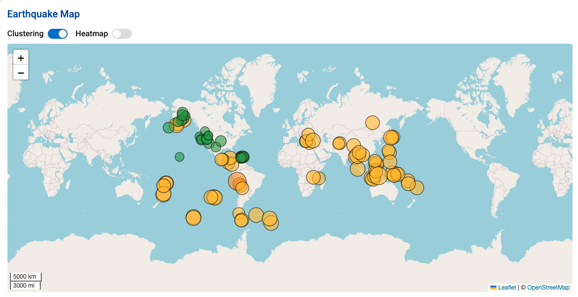 Earthquake Tracking App